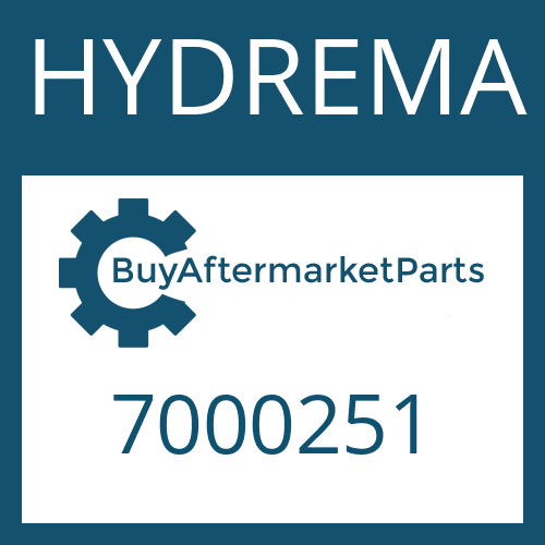 HYDREMA 7000251 - SOLENOID