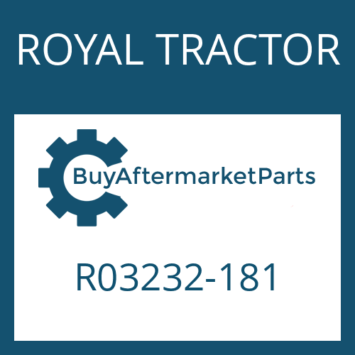 ROYAL TRACTOR R03232-181 - O RING
