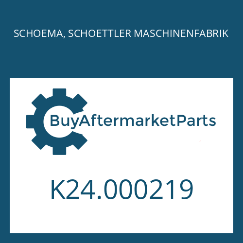 SCHOEMA, SCHOETTLER MASCHINENFABRIK K24.000219 - FILTER-ELEMENT
