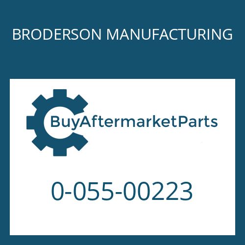 BRODERSON MANUFACTURING 0-055-00223 - SEAL - O-RING