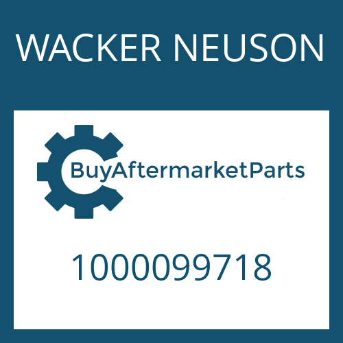 WACKER NEUSON 1000099718 - SEAL - O-RING