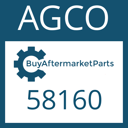AGCO 58160 - NUT