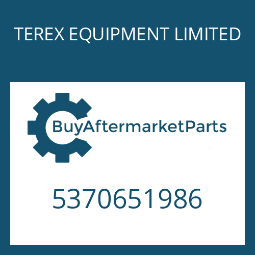 TEREX EQUIPMENT LIMITED 5370651986 - DIFFERENTIAL SIDE GEAR