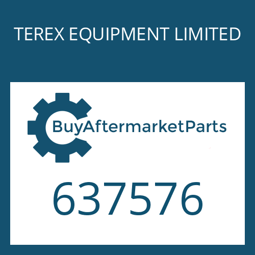 TEREX EQUIPMENT LIMITED 637576 - SEAL - O-RING