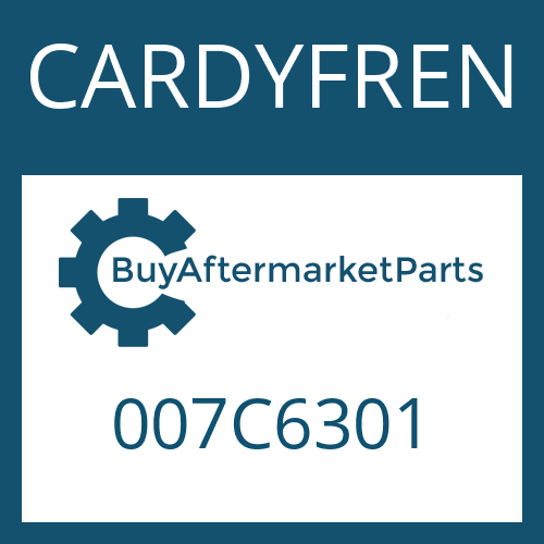 007C6301 CARDYFREN Midship Shaft Assembly without Center Bearing