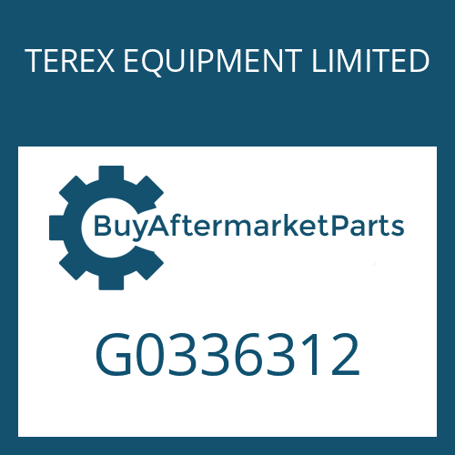 TEREX EQUIPMENT LIMITED G0336312 - SNAP RING
