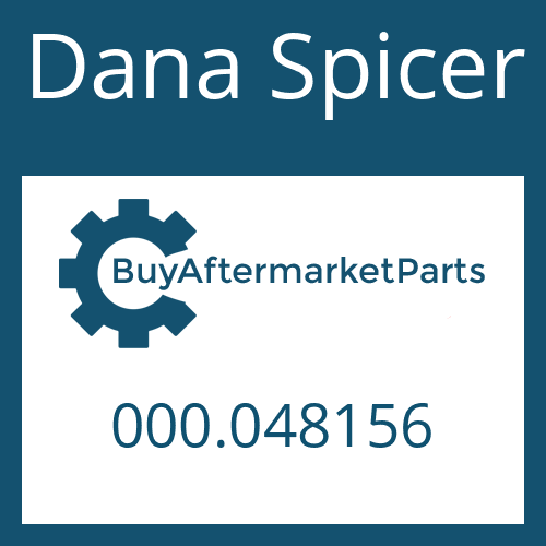 Dana Spicer 000.048156 - GLAND NUT