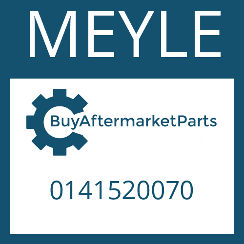 0141520070 MEYLE Rubber Coupling Assembly