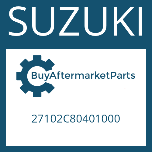 SUZUKI 27102C80401000 - DRIVESHAFT WITH LENGHT COMPENSATION