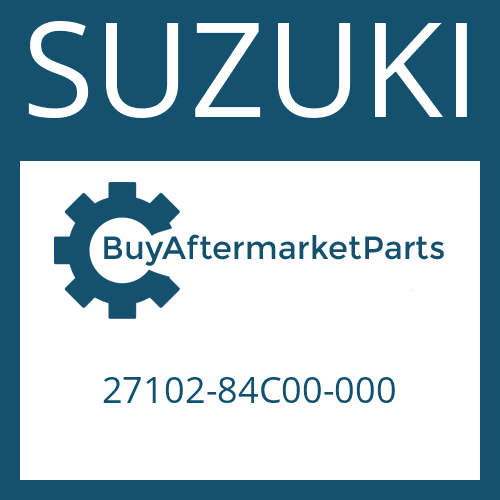 SUZUKI 27102-84C00-000 - DRIVESHAFT WITH LENGHT COMPENSATION