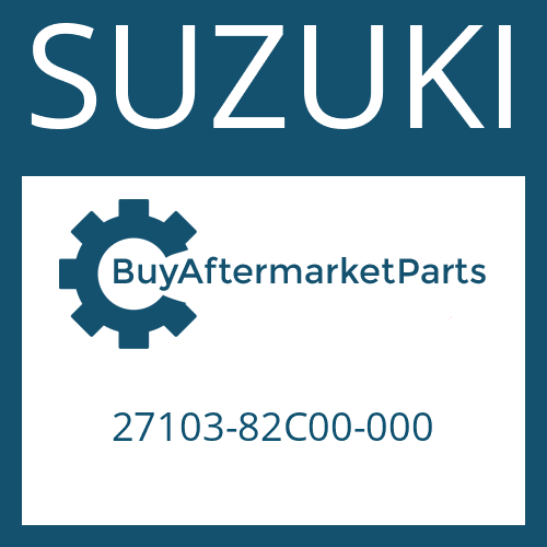 SUZUKI 27103-82C00-000 - DRIVESHAFT WITH LENGHT COMPENSATION