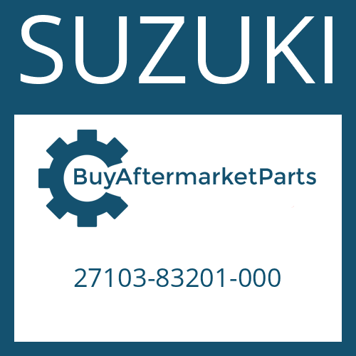 SUZUKI 27103-83201-000 - DRIVESHAFT WITH LENGHT COMPENSATION