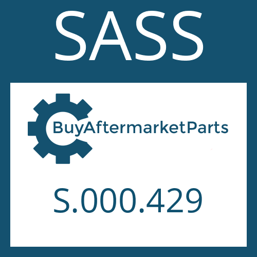 SASS S.000.429 - DRIVESHAFT
