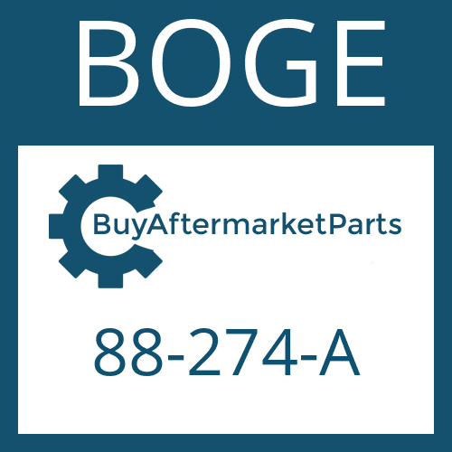 88-274-A BOGE CENTER BEARING ASSEMBLY