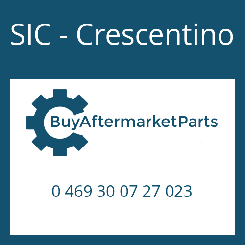 SIC - Crescentino 0 469 30 07 27 023 - STEERING DOUBLE CARDANSHAFT