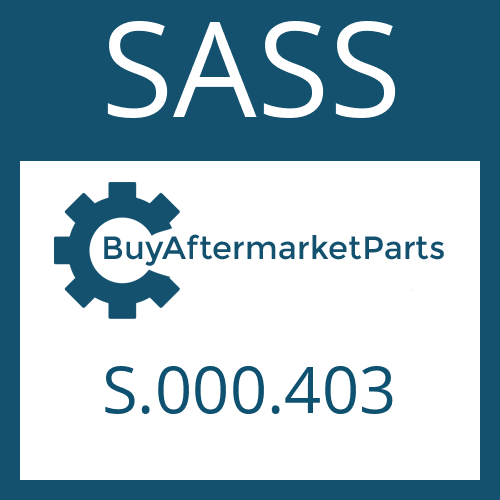 SASS S.000.403 - DRIVESHAFT