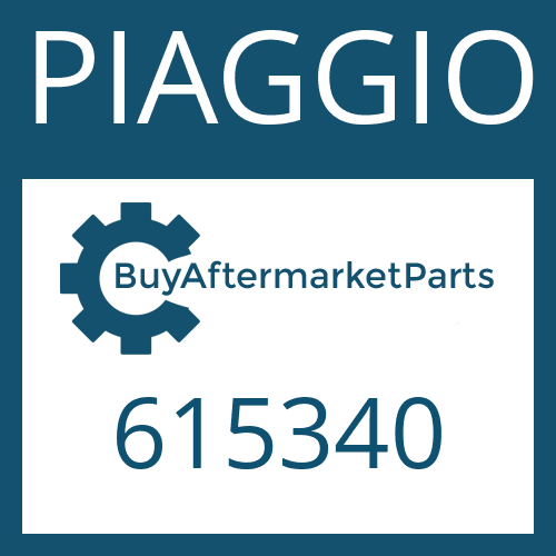 615340 PIAGGIO DRIVESHAFT WITHOUT LENGTH COMPENSATION
