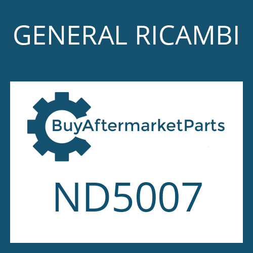ND5007 GENERAL RICAMBI DRIVESHAFT