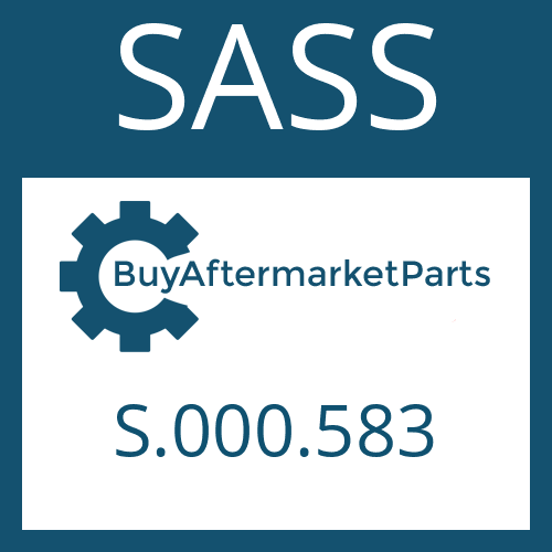 SASS S.000.583 - DRIVESHAFT