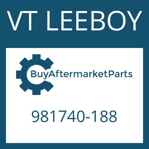 VT LEEBOY 981740-188 - O - RING