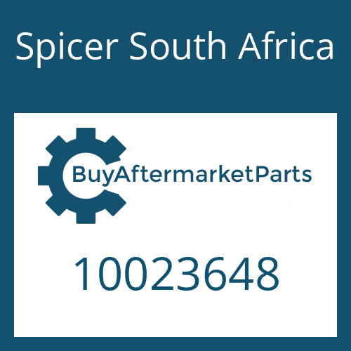 Spicer South Africa 10023648 - DRIVESHAFT