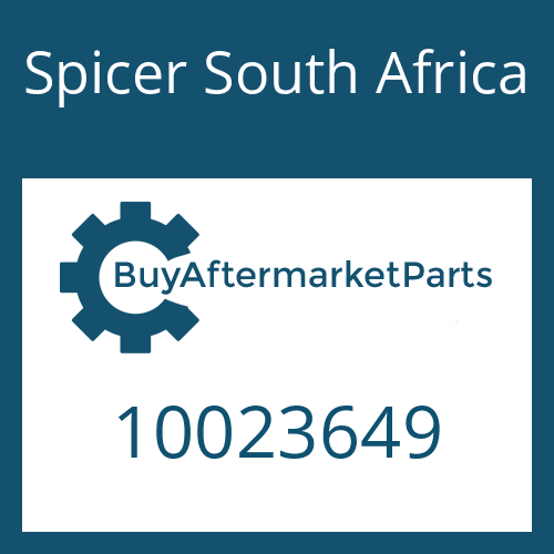 10023649 Spicer South Africa DRIVESHAFT