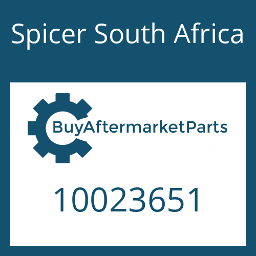 10023651 Spicer South Africa DRIVESHAFT