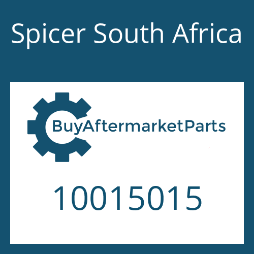 Spicer South Africa 10015015 - DRIVESHAFT