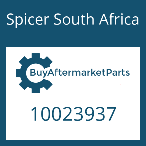 Spicer South Africa 10023937 - DRIVESHAFT