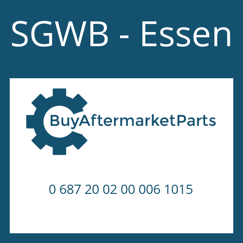 SGWB - Essen 0 687 20 02 00 006 1015 - DRIVESHAFT