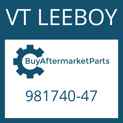 VT LEEBOY 981740-47 - SEAL - O-RING