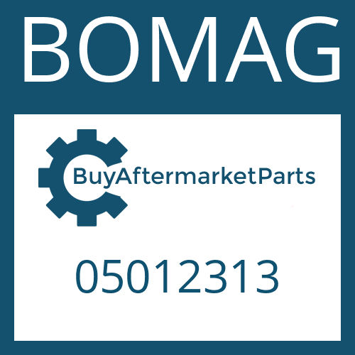 BOMAG 05012313 - COVER