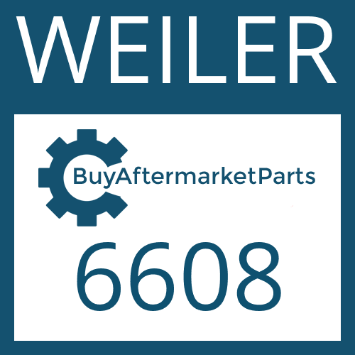 6608 WEILER GASKET