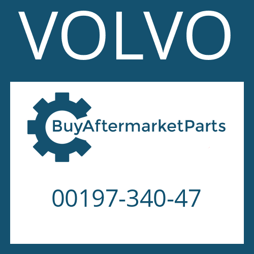 VOLVO 00197-340-47 - SPACER-RPLCD H37922
