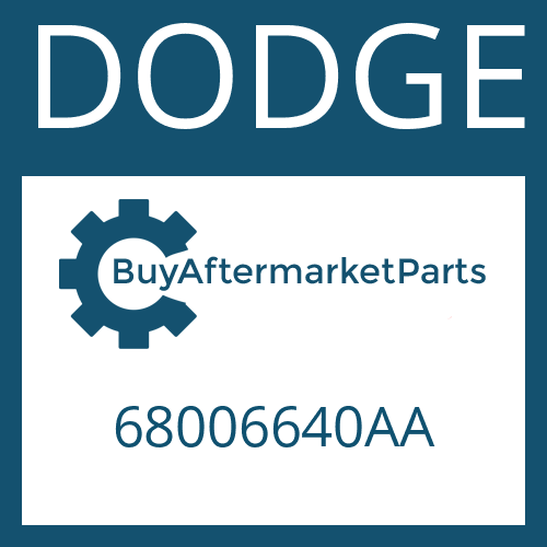 DODGE 68006640AA - DRIVESHAFT