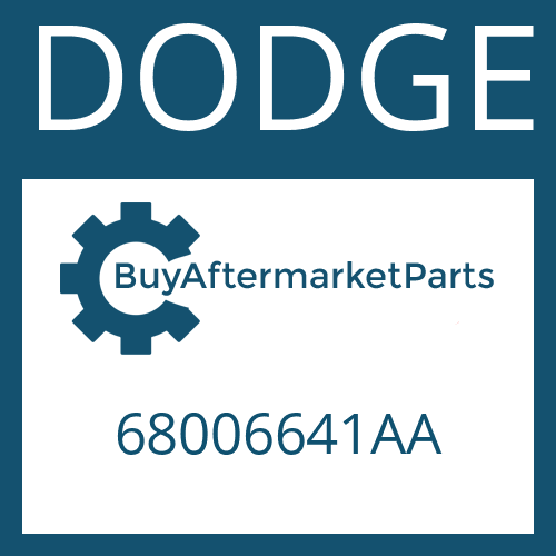 DODGE 68006641AA - DRIVESHAFT