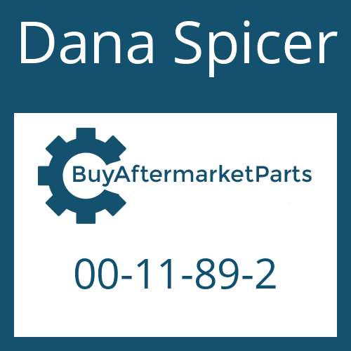 00-11-89-2 Dana Spicer CLIP