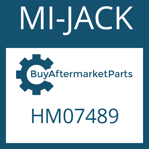 HM07489 MI-JACK ASSY-CHARGE PUMP & COVER (33000-28 GPM AT 2000 RPM)
