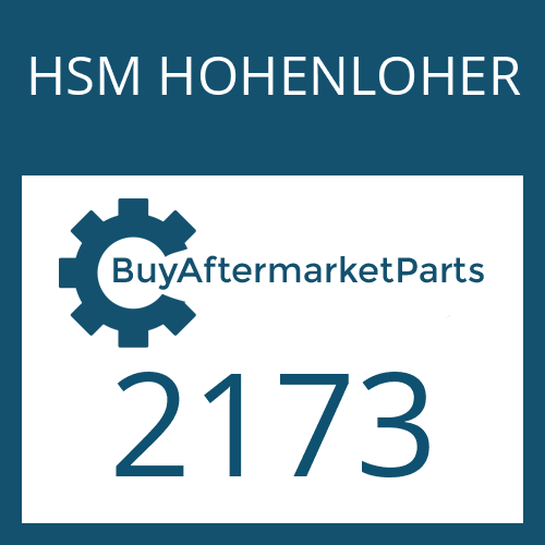 HSM HOHENLOHER 2173 - HALF SHAFT