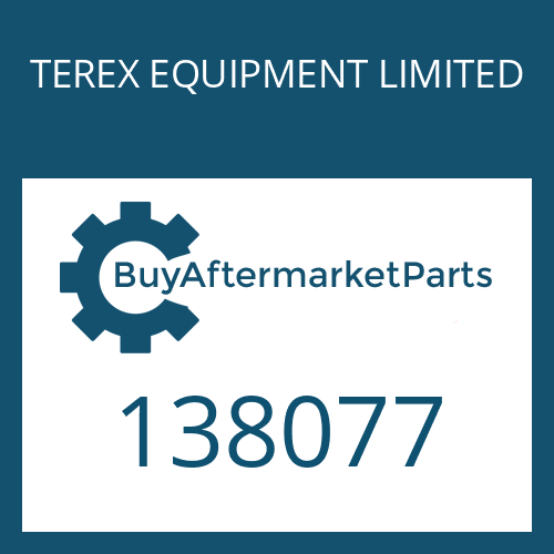 TEREX EQUIPMENT LIMITED 138077 - O RING