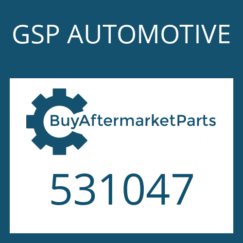 531047 GSP AUTOMOTIVE CENTRE BEARING ASSY