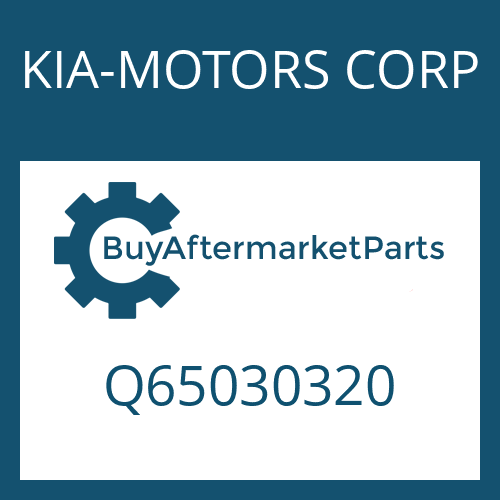 Q65030320 KIA-MOTORS CORP Midship Assembly with Center Bearing
