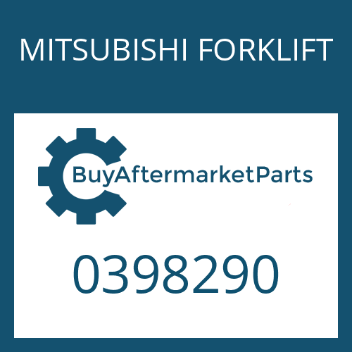 MITSUBISHI FORKLIFT 0398290 - KIT - DRIVE GEAR & PINION ASSY