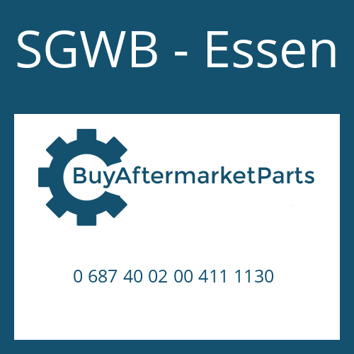 SGWB - Essen 0 687 40 02 00 411 1130  - DRIVESHAFT WITH LENGTH COMPENSATION