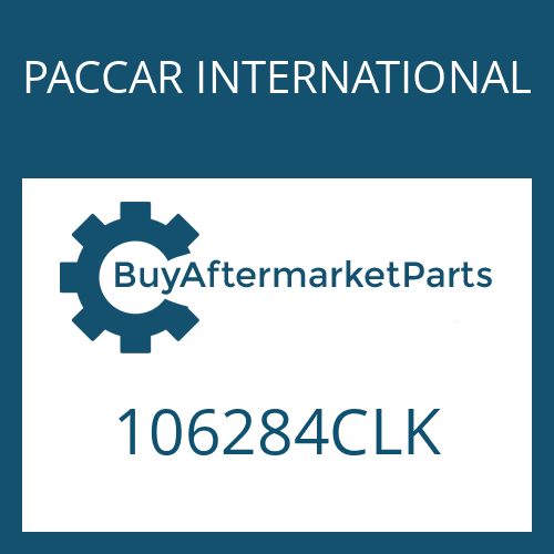 106284CLK PACCAR INTERNATIONAL OUTER END DUST
