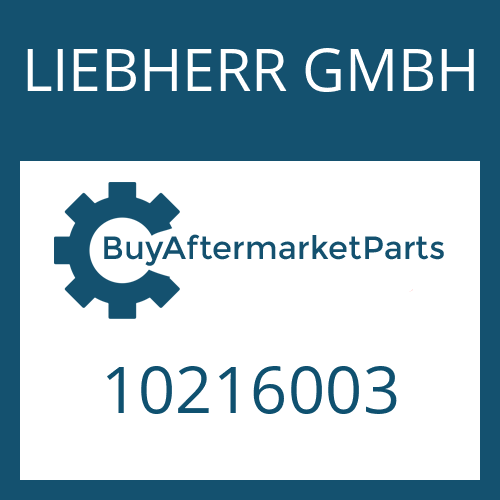 LIEBHERR GMBH 10216003 - SEAL