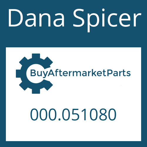Dana Spicer 000.051080 - O-RING