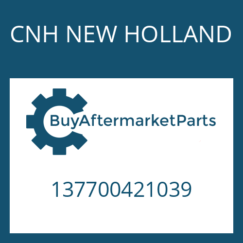 CNH NEW HOLLAND 137700421039 - REDUCTION BUSHING