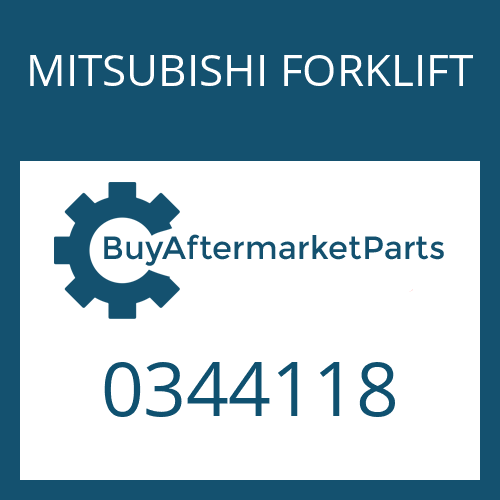 MITSUBISHI FORKLIFT 0344118 - GASKET