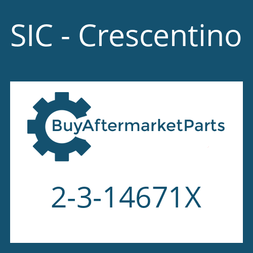 SIC - Crescentino 2-3-14671X - SLIP YOKE ASSEMBLY